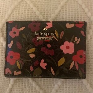 Floral Kate Spade card wallet